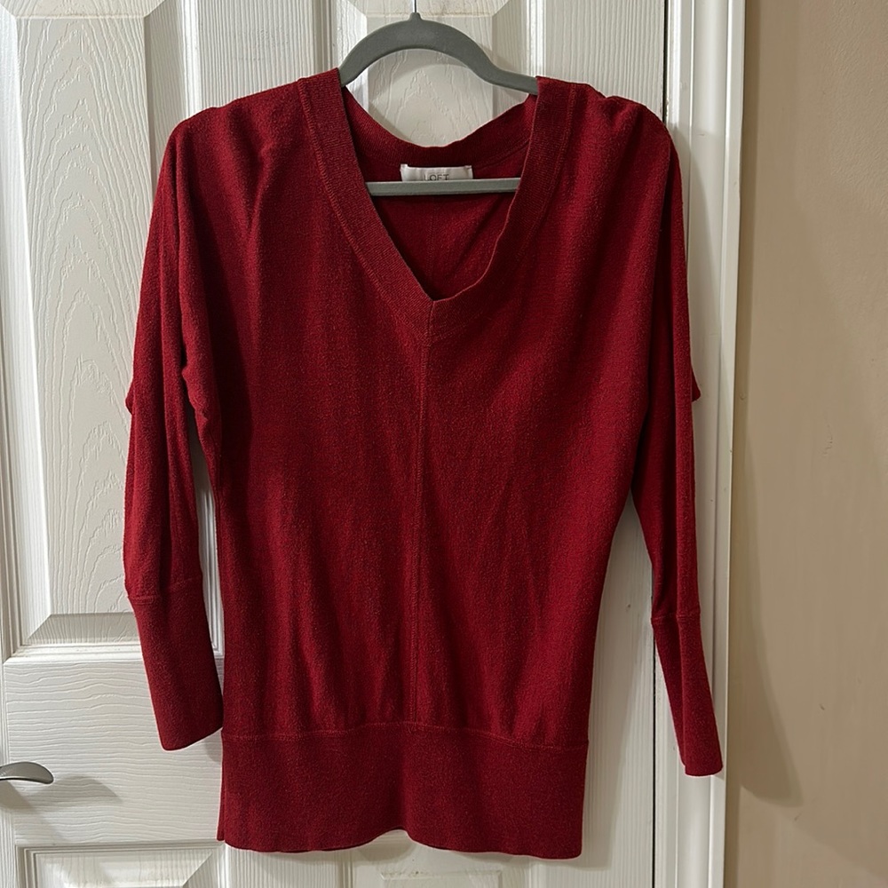 Red Loft sweater
